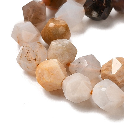 Natural Chalcedony Beads Strands G-K382-A16-02-1