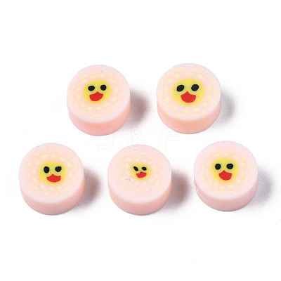 Handmade Polymer Clay Beads CLAY-N008-035K-1