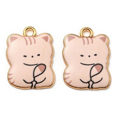 Printed Alloy Pendants ENAM-L042-07G-05-1