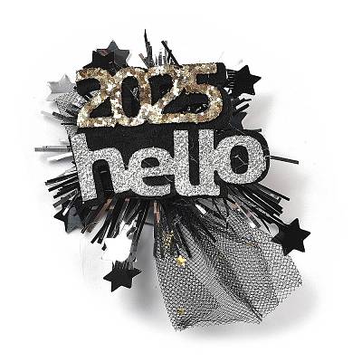 New Year's party Iron Hair Clip OHAR-R102-01L-1
