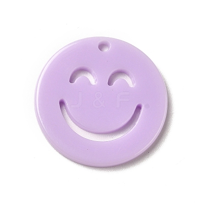 Opaque Acrylic Pendants OACR-B008-AM-1
