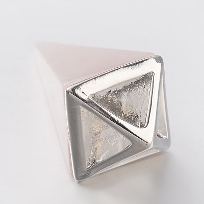 Natural Rose Quartz Point Pendulum Pendants G-E301-06P-1