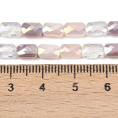 Electroplate Glass Beads Strands EGLA-D300-05-09-1