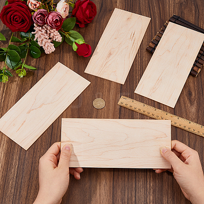 Unfinished Wood Guitar Head DIY-WH0816-081-1