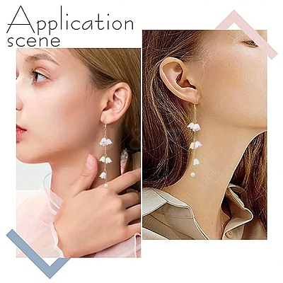 Brass Hoop Earring EJEW-YW00004-1