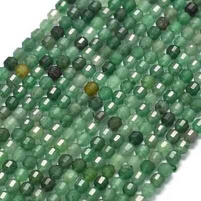 Natural Green Aventurine Beads Strands G-A260-A39-01-1