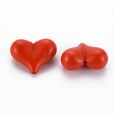 Opaque Acrylic Beads X-MACR-S373-70-AM-1