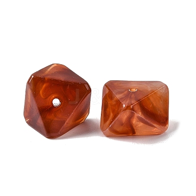 Opaque Acrylic Beads OACR-D320-02K-1