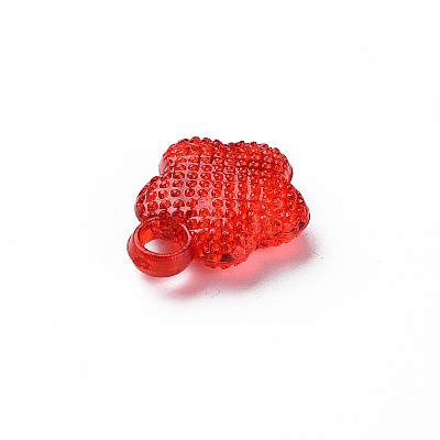 Transparent Acrylic Pendants X-MACR-N013-041-1