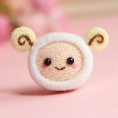 DIY Constellation Doll Keychain Needle Felting  Kit DIY-D068-01P-03-1