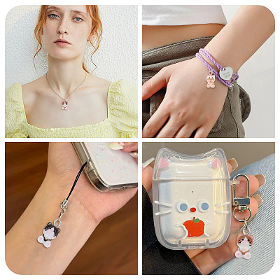 30Pcs Opaque Resin Pendants RESI-TA0004-94-1