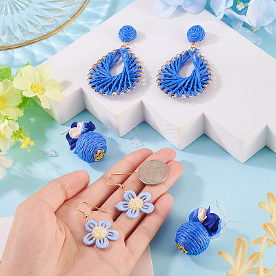 3 Pairs 3 Styles Earrring Sets EJEW-TA000-70C-1