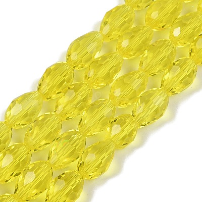 Transparent Glass Beads Strands EGLA-N013-T4mm-D26-1
