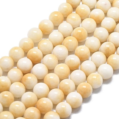 Natural Malaysia Jade Beads Strands G-L645-A01-8mm-28-1