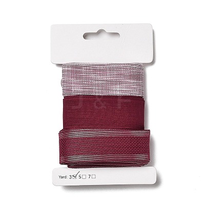 9 Yards 3 Styles Polyester Ribbon SRIB-A014-A12-1