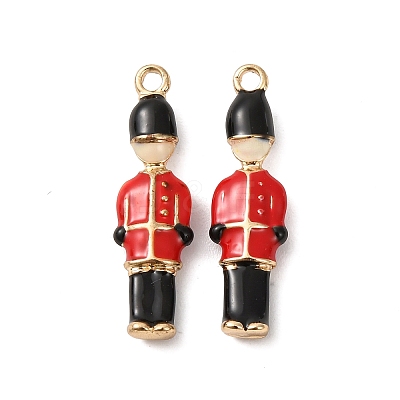 Alloy Enamel Pendants FIND-P035-07G-1