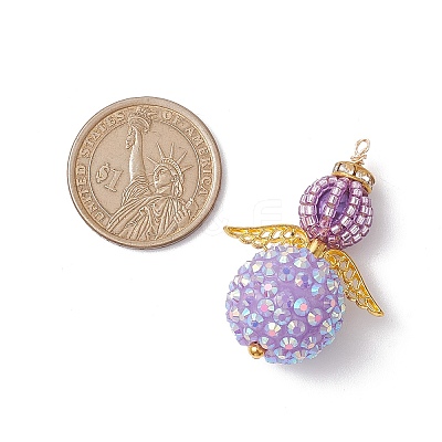 Seed Beads Alloy Pendants PALLOY-MZ00284-1