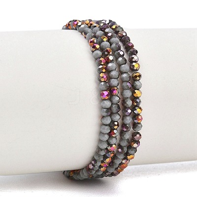 Electroplate Glass Beads Stradns EGLA-H114-02A-03-1