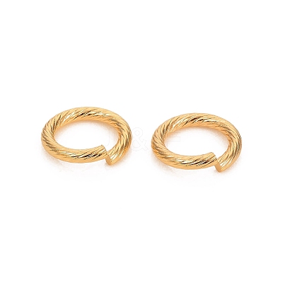 304 Stainless Steel Open Jump Rings STAS-I150-08C-G-1