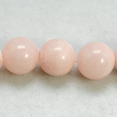 Natural Yellow Jade Beads Strands JBR8mm-1-1