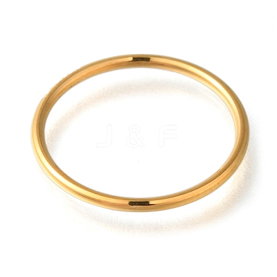 Ion Plating(IP) 304 Stainless Steel Micro Pave Clear Cubic Zirconia Finger Rings RJEW-B066-11G-1
