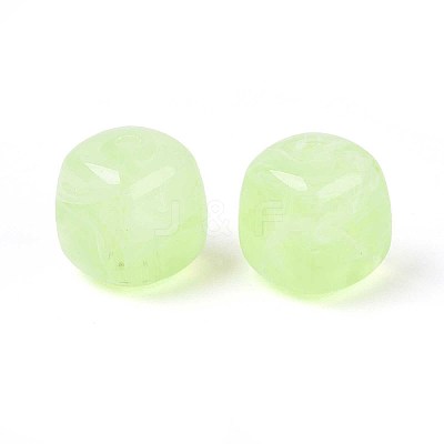 Opaque Acrylic Beads OACR-ZX006-33H-1