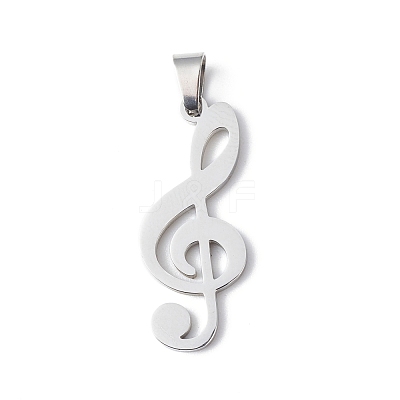 Non-Tarnish 304 Stainless Steel Pendants STAS-F279-02E-1