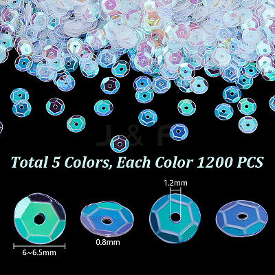 3Sets UV Plating Opaque Acrylic Beads FIND-GA0006-56-1