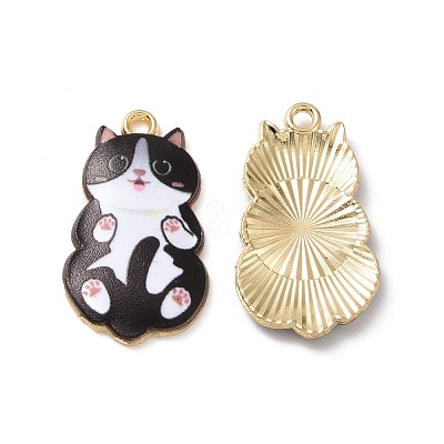 Alloy Enamel Pendants FIND-E031-02A-1