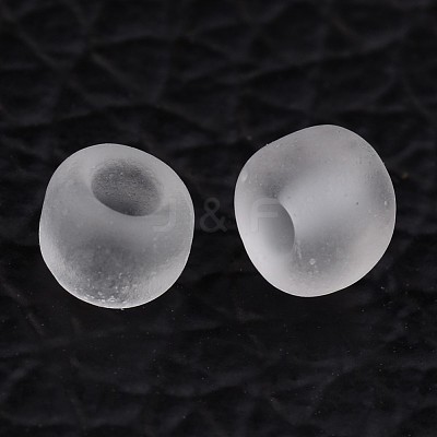 6/0 Frosted Round Glass Seed Beads X-SEED-A008-4mm-M1-1