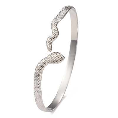 Non-Tarnish 304 Stainless Steel Bangles BJEW-P290-01P-1
