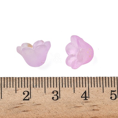 Frosted Glass Bead Cap FGLA-C001-01F-1