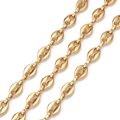 Ion Plating(IP) 304 Stainless Steel Coffee Bean Chains CHS-N002-01G-1