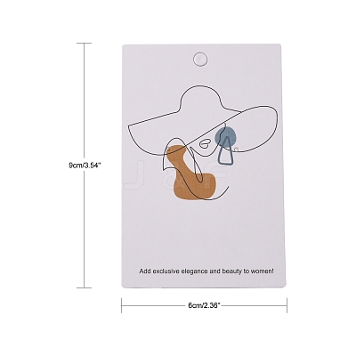 Cardboard Jewelry Display Cards X-CDIS-H002-01A-02-1