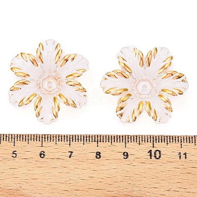 Acrylic Bead Caps TACR-T028-16A-1