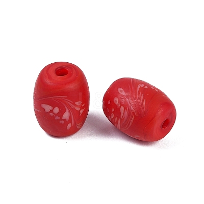 Opaque Handmade Lampwork Beads BLOW-D006-02B-1