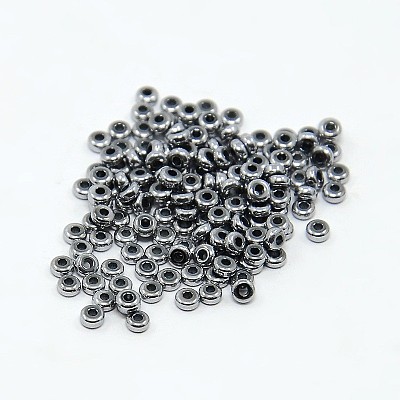 Electroplate Non-magnetic Synthetic Hematite Beads Strands G-J216D-08-1