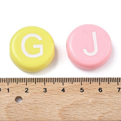 Opaque Acrylic European Beads MACR-K365-01A-1
