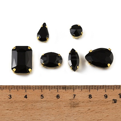 Glass Rhinestone Sew on Rhinestone RB-CBA33FD-01G-01-1