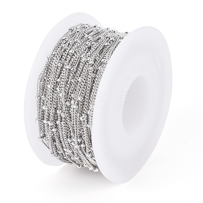 Tarnish Resistant 304 Stainless Steel Curb Chains CHS-I003-A01-A-P-1