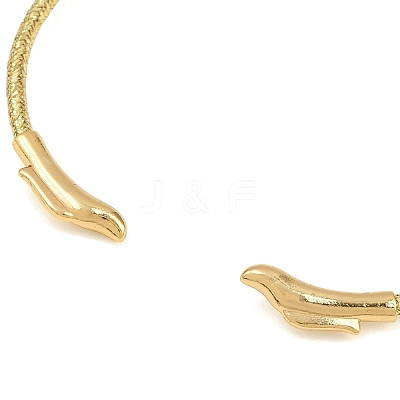 Braided Steel Wire Bangles Making KK-CBA6056-02J-G-1