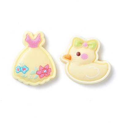 Cute Plastic Cabochons X-CRES-K009-01-1