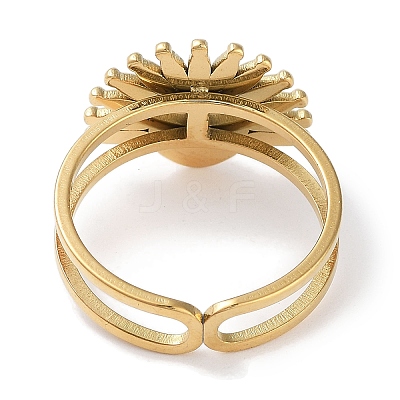 Ion Plating(IP) 304 Stainless Steel Ring RJEW-B059-01G-01-1