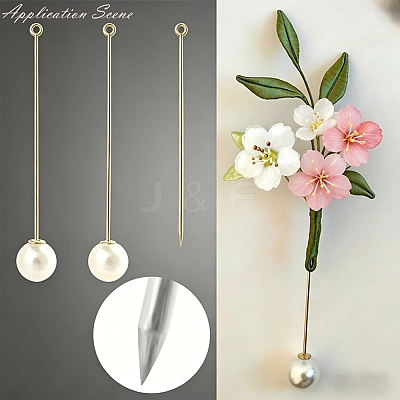 Brass Stick Lapel Pin Clutch Brooch Findings PL-G001-01B-G-1