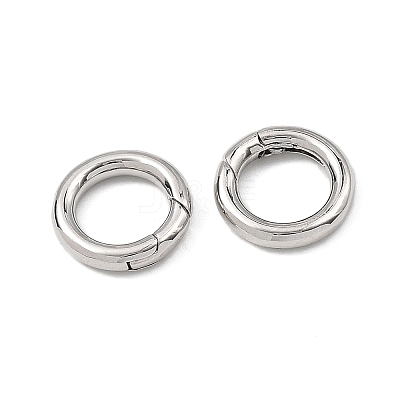 SHEGRACE Brass Spring Gate Rings XGRQ58053-763P-1