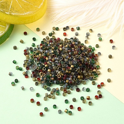 10.5G 3 Colors Baking Paint Glass Seed Beads FIND-YW0007-89A-1