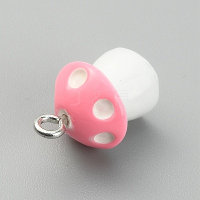 Opaque Resin Pendants RESI-CJC0012-17A-1