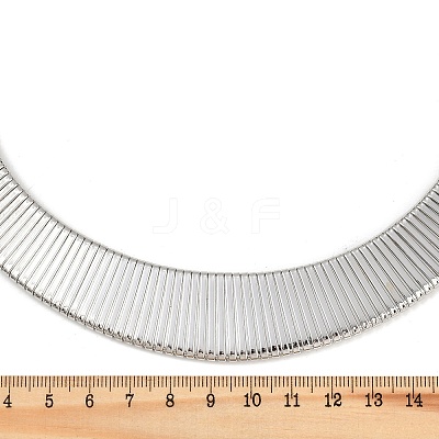 Alloy Wide Choker Necklaces for Women LS-NJEW-C090-01P-1
