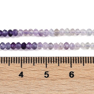 Gradient Color Natural Colorful Fluorite Beads Strands G-H071-A04-01-1
