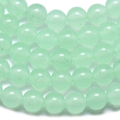 Natural Malaysia Jade Beads Strands G-L645-C01-6mm-12-1
